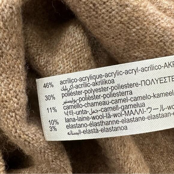 ZARA Knit Sweater Wool Blend Oversized Dress - Picture 9 of 9